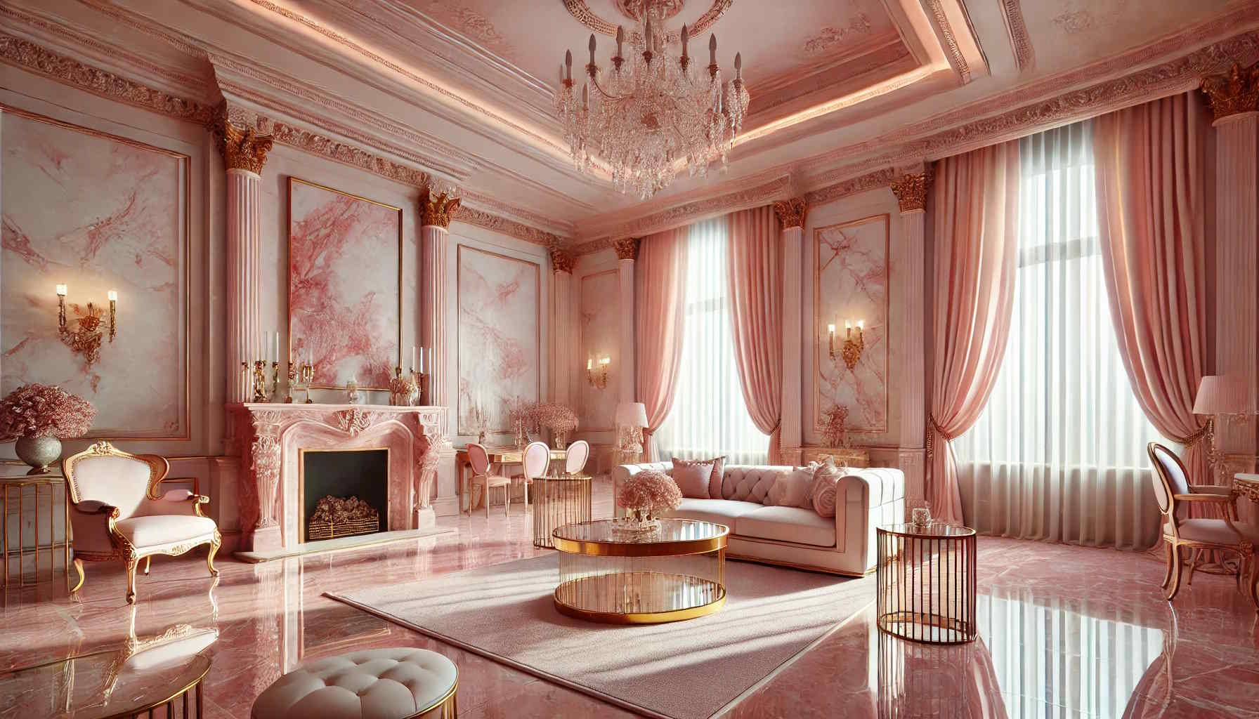 Розовый мрамор: символ роскоши и утонченности